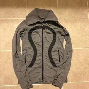 Lululemon Gray Zip-Up Jacket